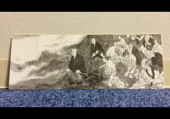 21在霓虹国特别爱逛纪念品商店 在东本愿寺买到一张明信片 是东本愿寺所藏的井上雄彦画的屏风 亲鸾圣 东本愿寺 评论 去哪儿攻略