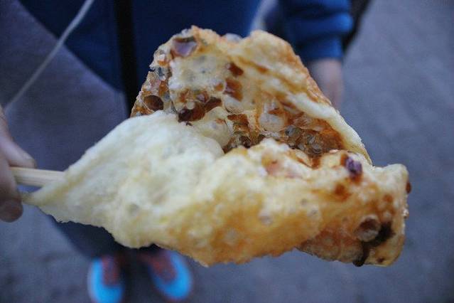 现烤大理乳扇地摊