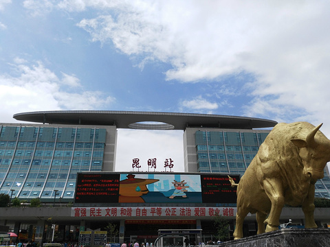 昆明站旅游景点攻略图