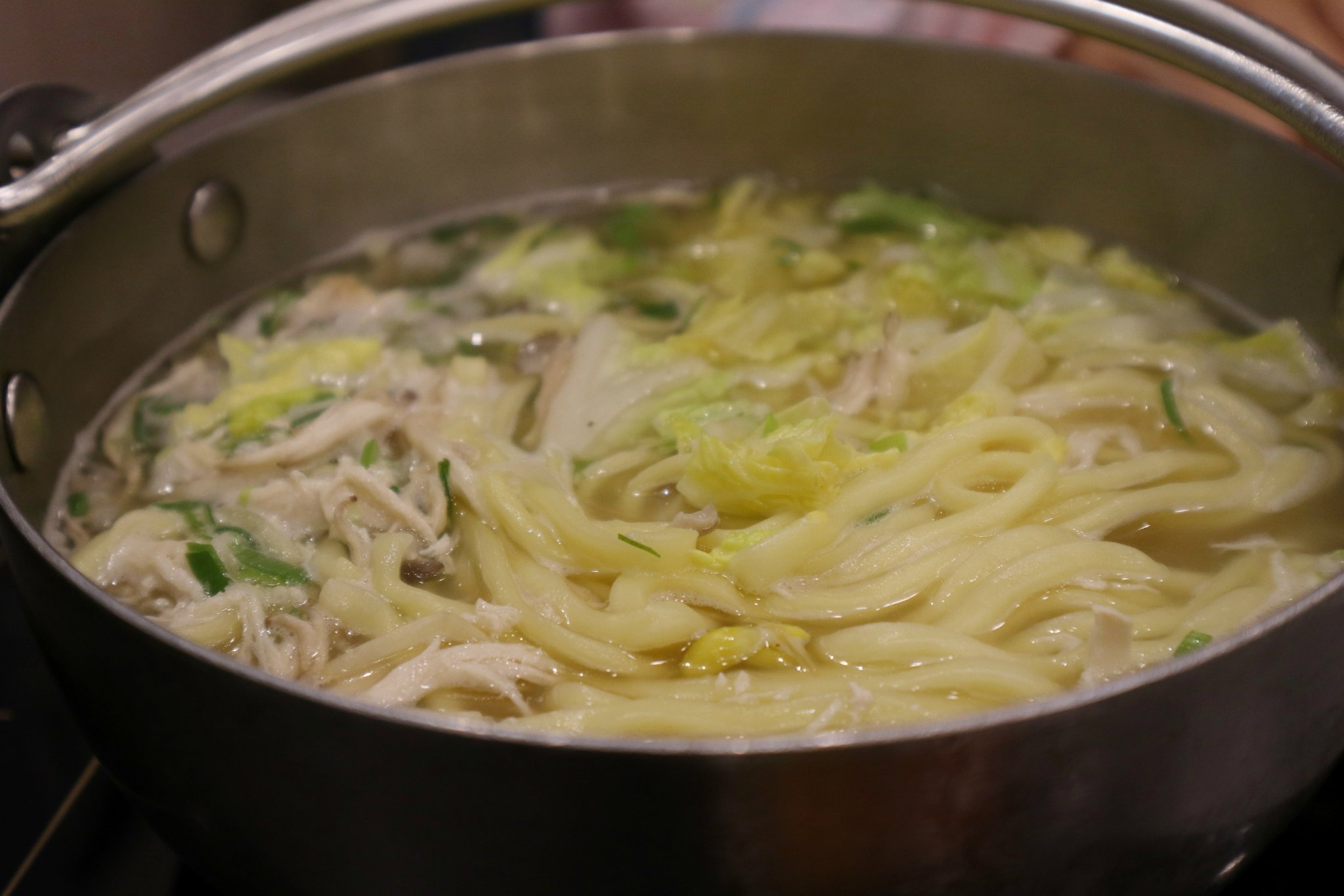 拌饭鸡丝面条米肠和小饺子