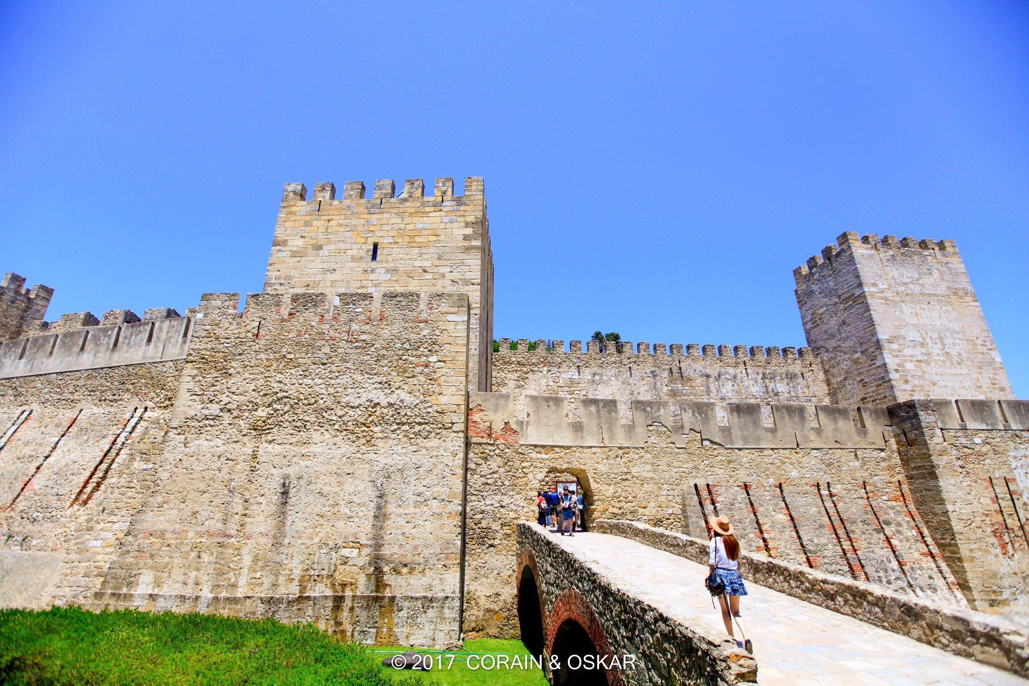 圣若热城堡是里斯本最古老的建筑之一位于阿尔法玛地区alfama的最高点