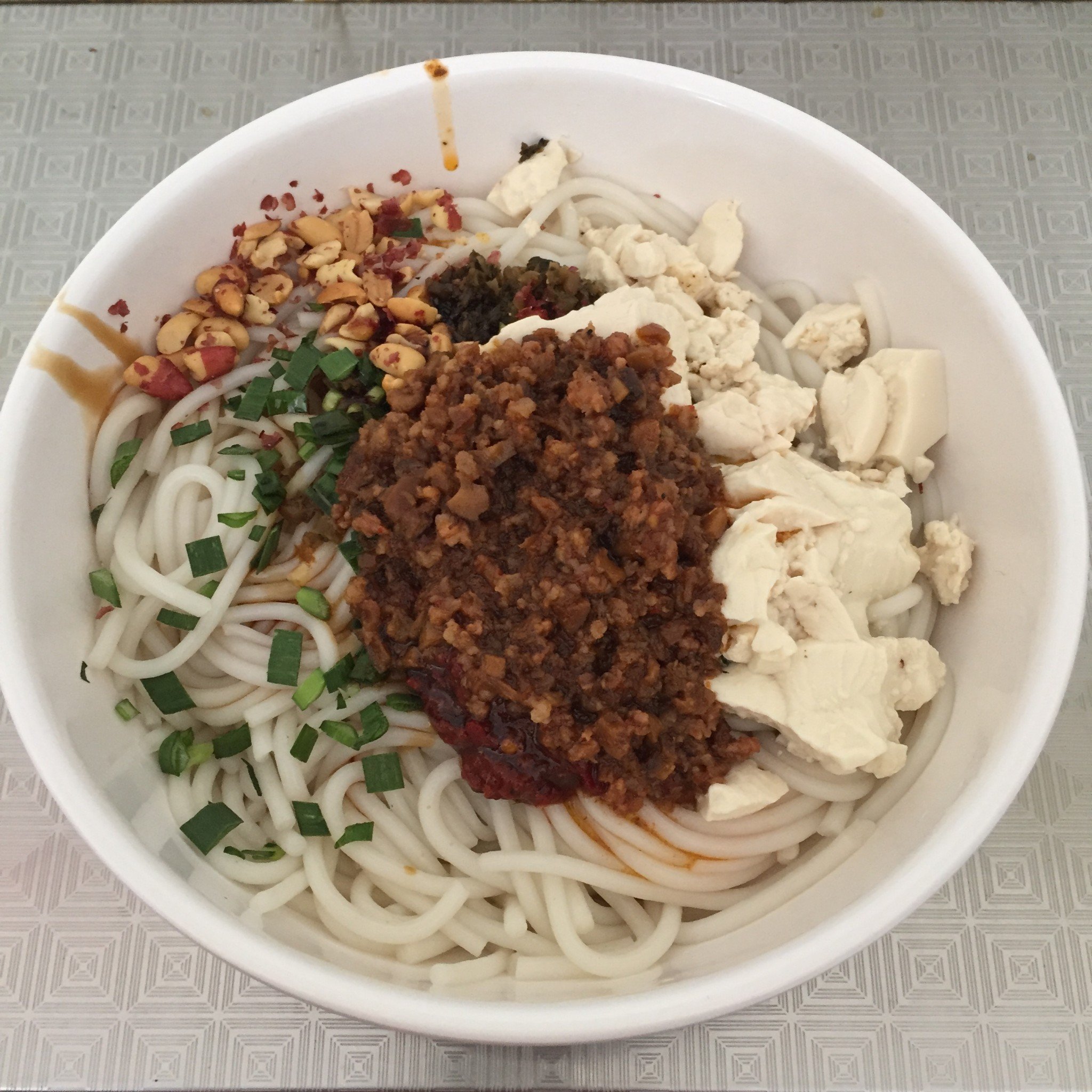 好吃的豆花米线,适合夏天吃