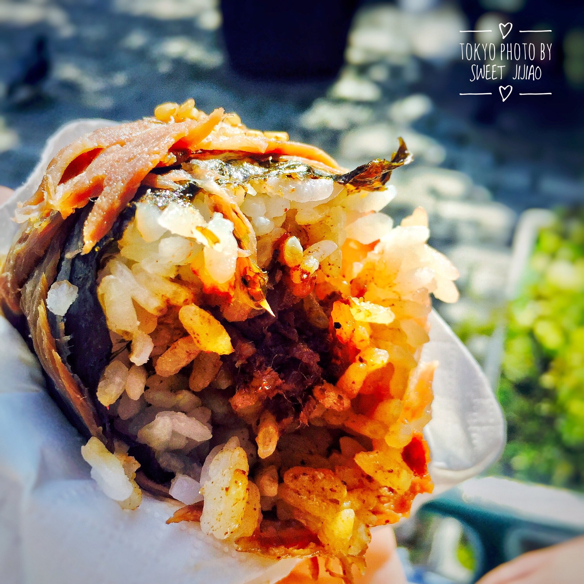 蛋黄的饭团,咸鸭蛋富的流油啊 啊啊