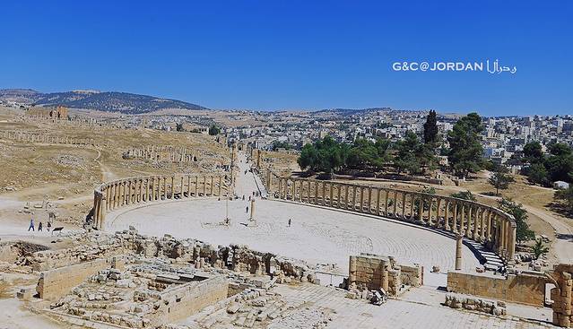 杰拉什罗马古城遗址