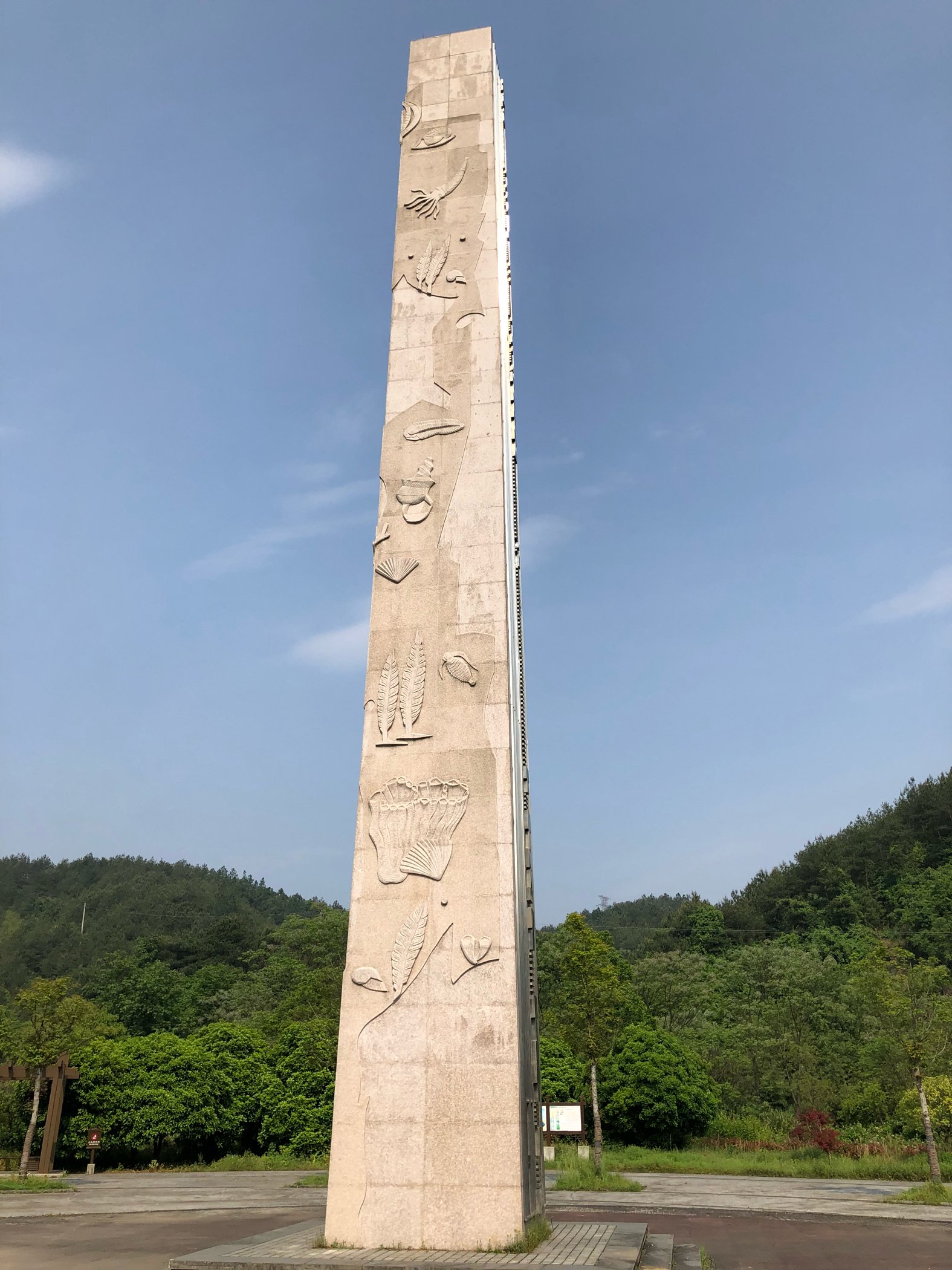 常山国家地质公园金钉子剖面没什么景点主要观看一下地质结勾也看不懂
