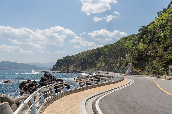 江原道江陵咖啡街正东津沙漏公园铁路自行车-江陵市旅游攻略-游记-去
