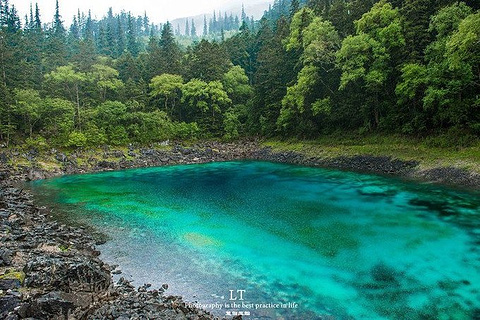 五彩池旅游景点攻略图