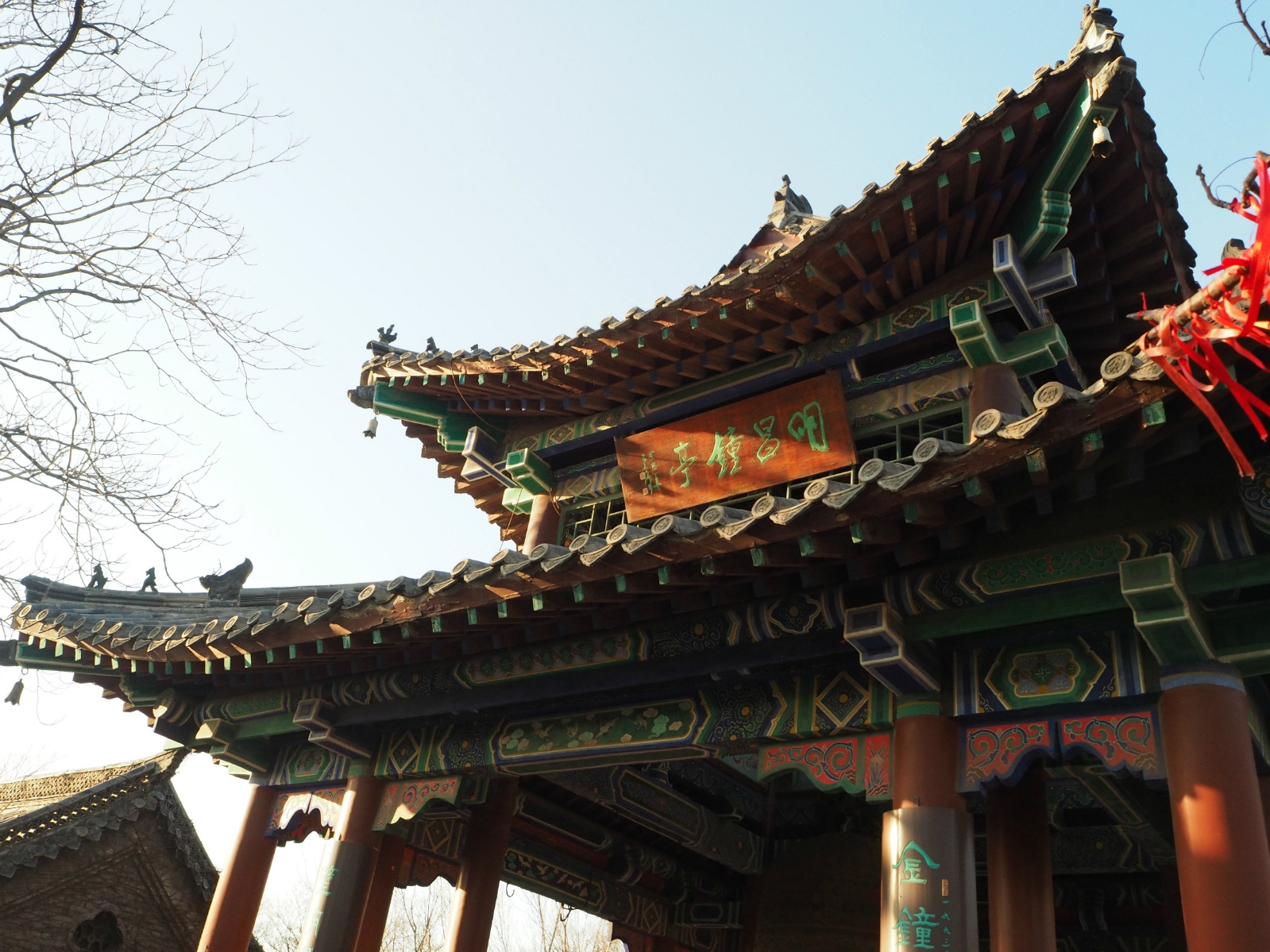 月下亭,济南战役时王耀武的临时指挥所就在亭后.