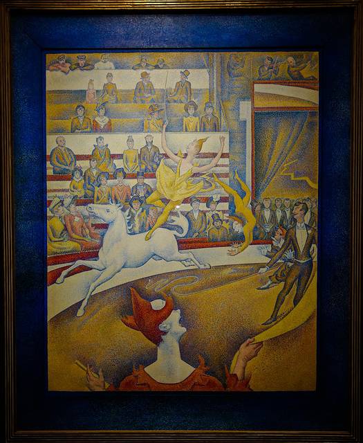 修拉《马戏团》