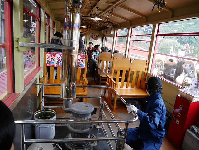 .买到了岚山观光小火车的票,很幸运的感觉,据说