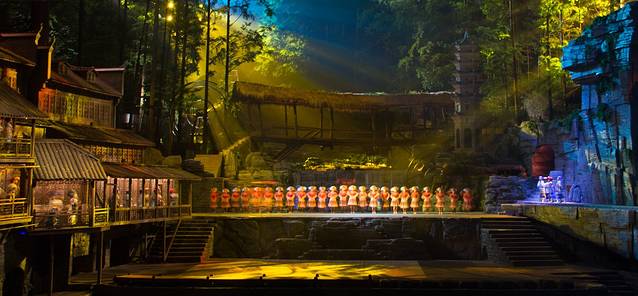 《边城》大型森林剧场演出