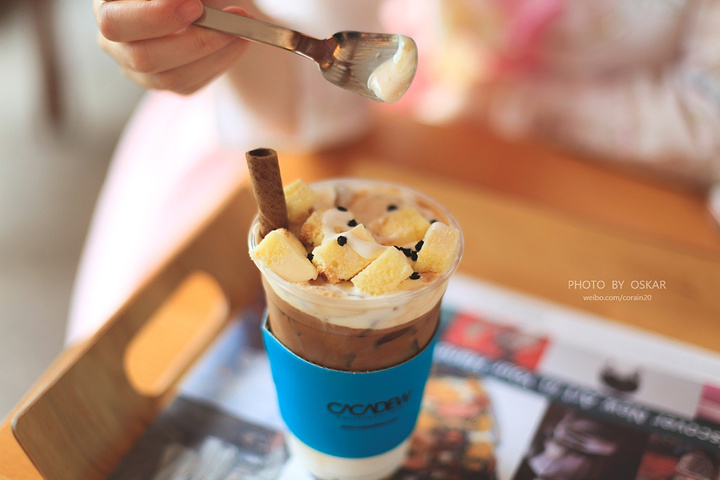 2017芝士拿铁,味道超赞,满口的芝士蛋糕哦,咖啡