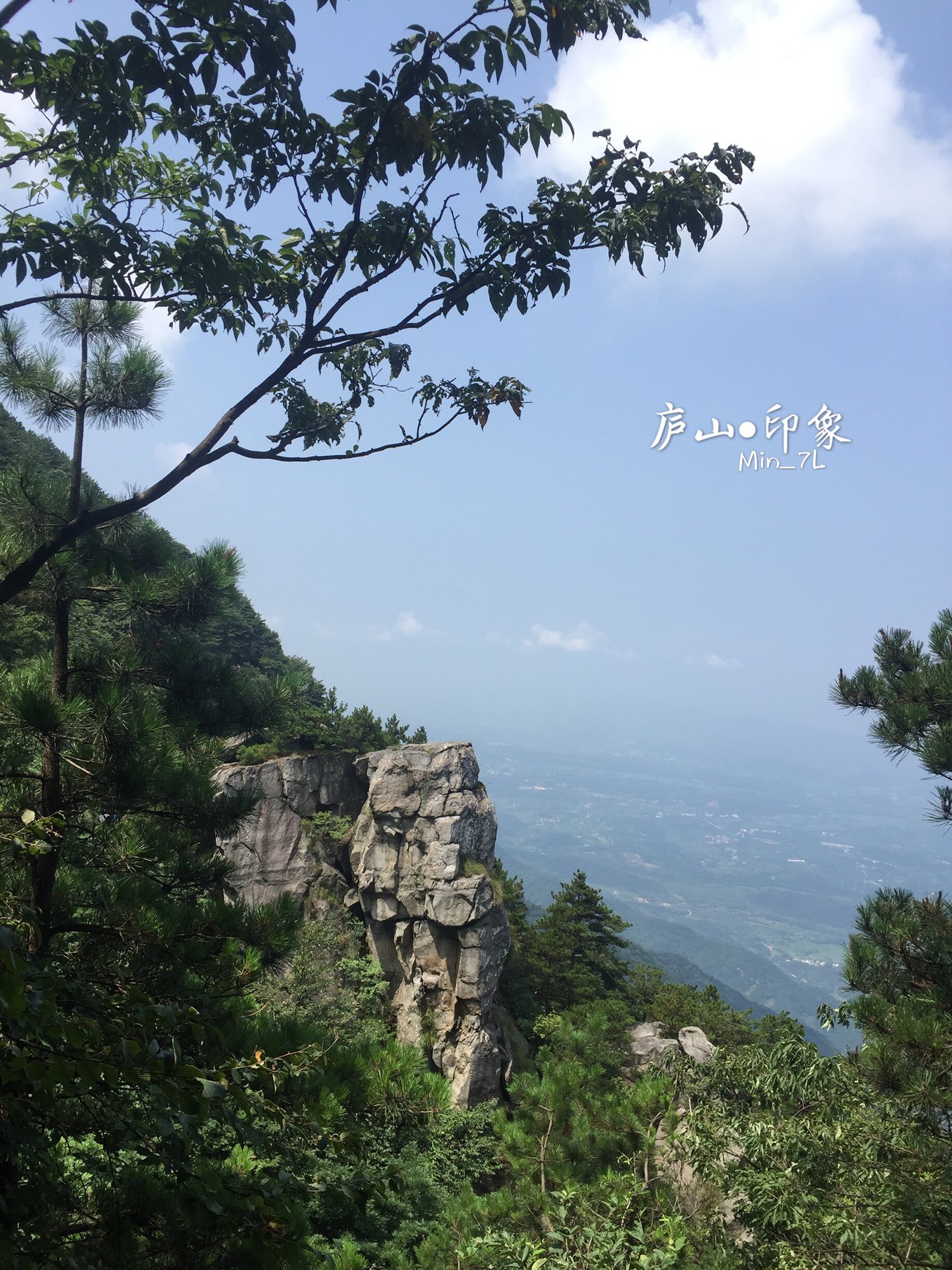 一家的庐山避暑游～ 话说,是不是从天桥到仙人洞的这一段都算锦绣谷呢