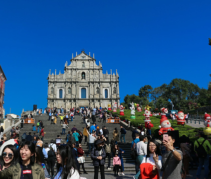 大三巴牌坊旅游景点攻略图