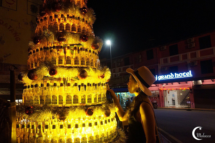 一口一个,超级好吃。晚上你也可以在马六甲河