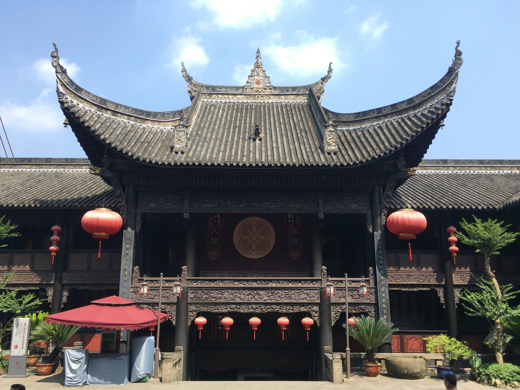 齐安公所是重庆湖广会馆建筑群里是保存得最为完好的建筑,建筑面积约