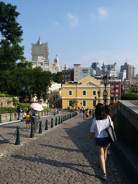 大三巴牌坊旅游景点攻略图