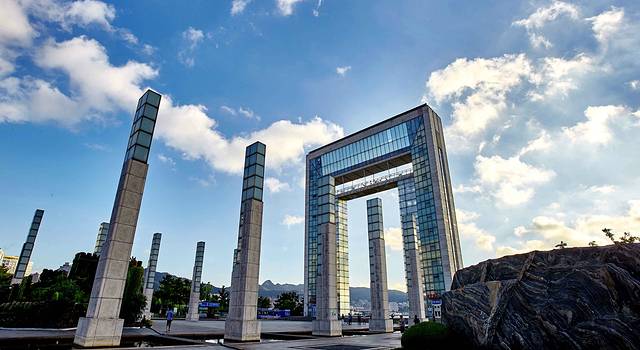 威海旅游度假的必经之地---威海幸福门