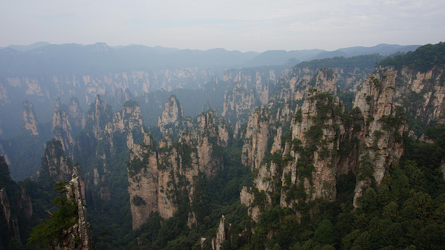 天子峰某观景台