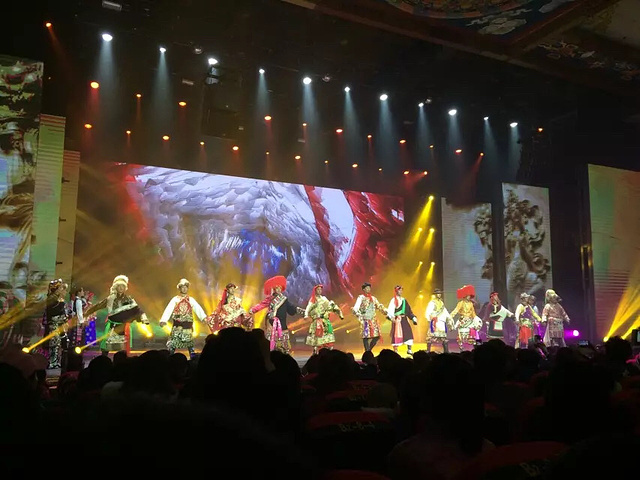 那些舞蹈真的很好看,还有唱歌的。从雪山下来