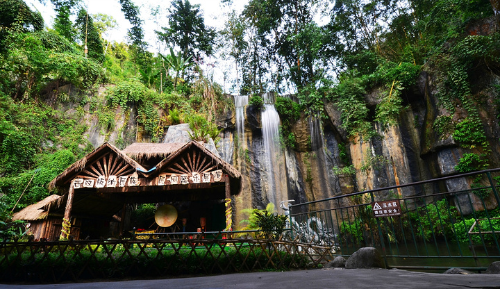 为了赶上这场民族服装t台表演我没在爱伲山寨里怎么多逛表演是按时间