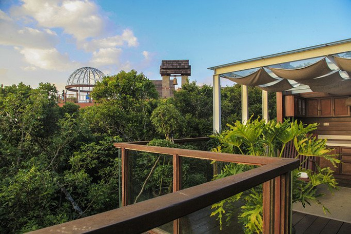 看的还是买了门票进去了一进去就看见了拍婚纱的听说