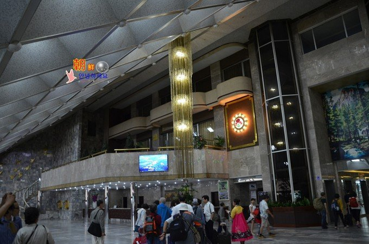 羊角岛酒店,朝鲜的五星级酒店,坐落在大同江心小岛.