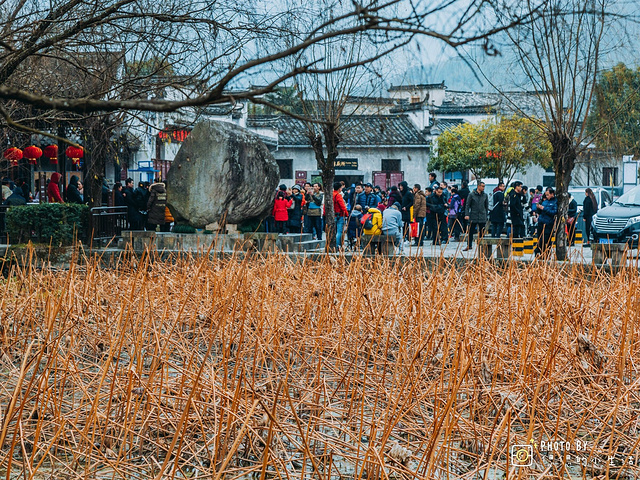 "...，尽管在网上买的票，也需要去售票处换纸质票，那排队的人也是多的不要不要的，竟然用了我快20分钟_宏村景区"的评论图片