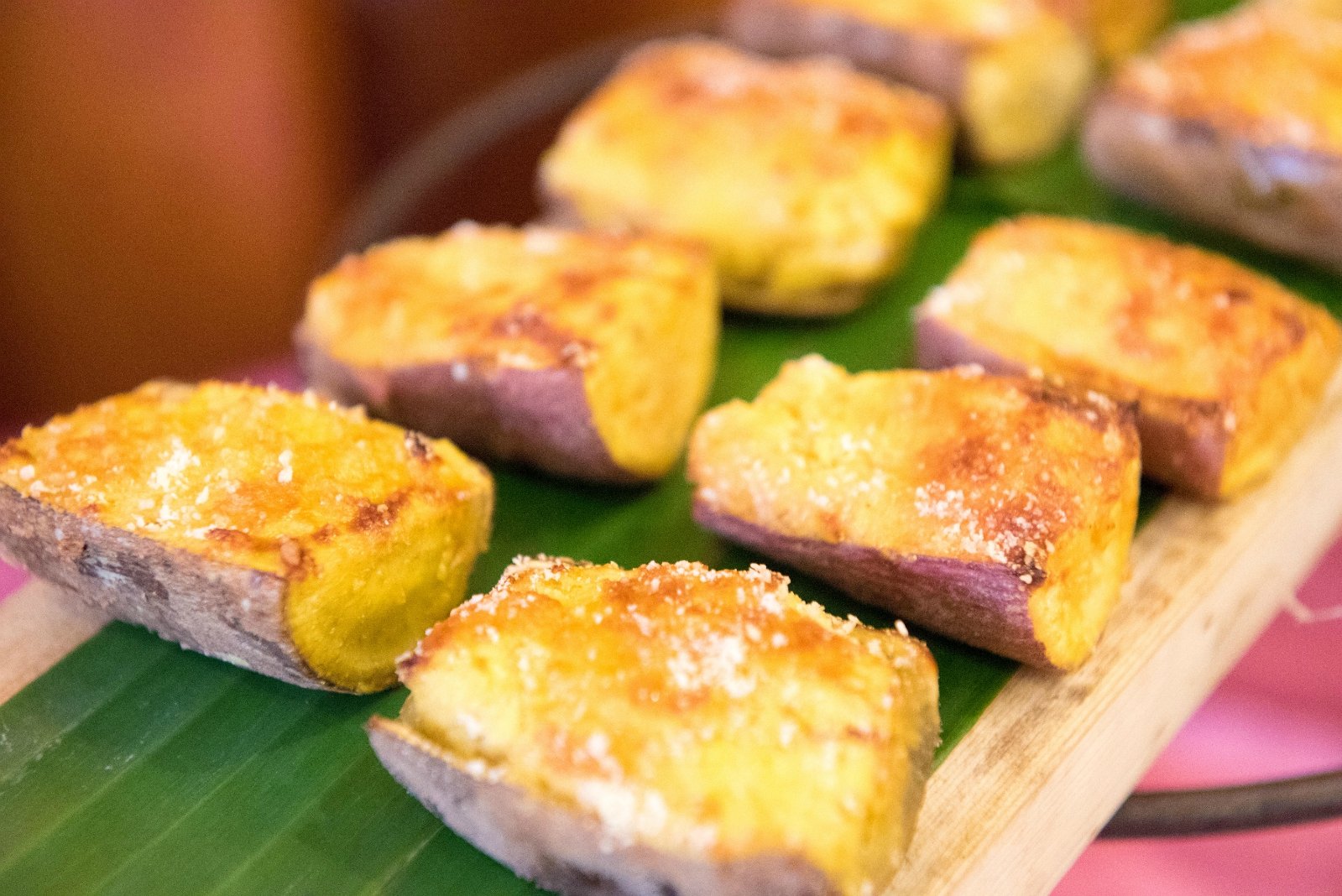 这个芝士焗番薯是这里的招牌之一.