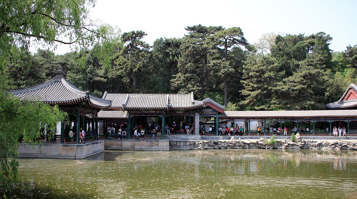 万寿山东麓园中之园.清漪园时名叫惠山园",是仿无锡惠山寄畅园而建.