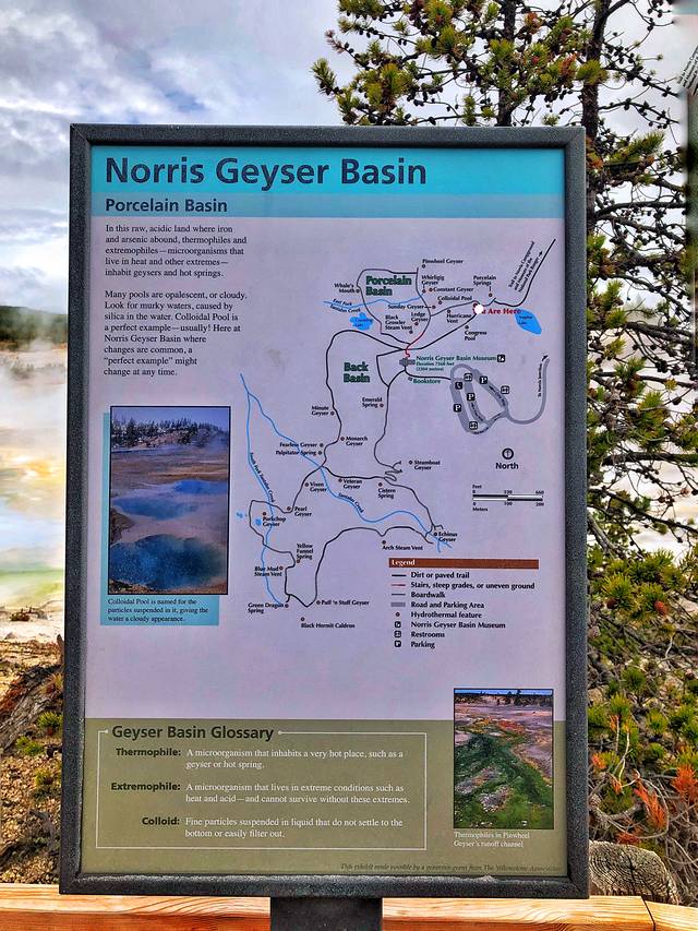 诺里斯间歇泉盆地