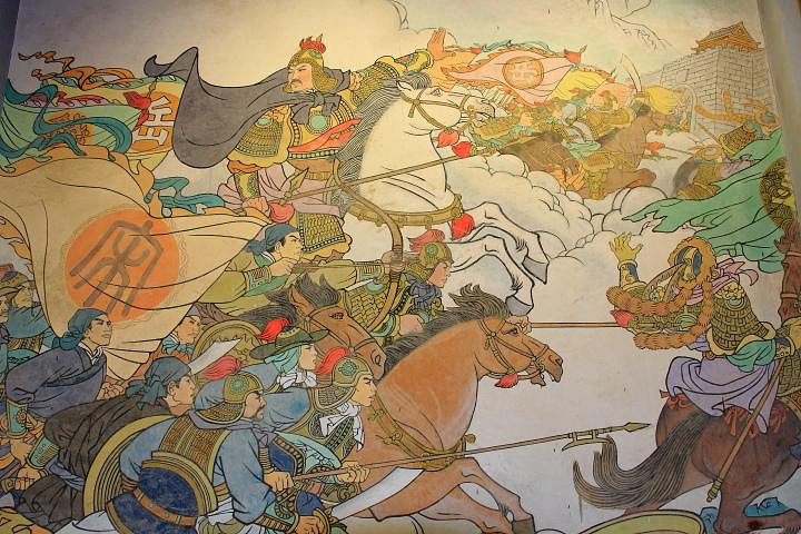 岳飞著名的抗金英雄是中华名族的骄傲却由于奸臣的陷害惨死在风波亭