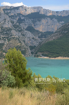 凡尔登大峡谷和圣十字湖旅游景点攻略图