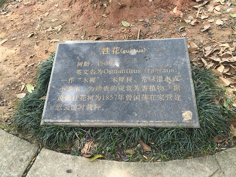 曾国藩故居旅游景点攻略图