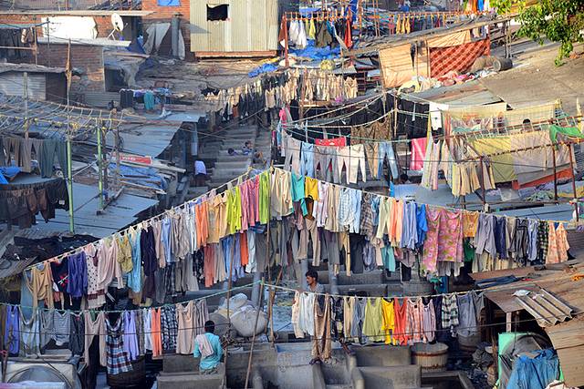 孟买千人洗衣场