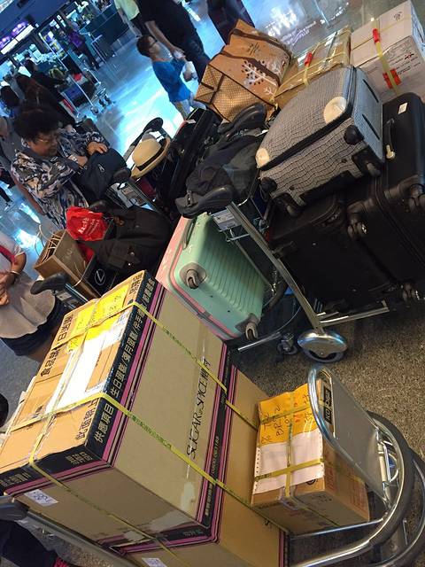 就起来整理好行李了 6点半约好了的王司导最后一次来接我们去桃园机场