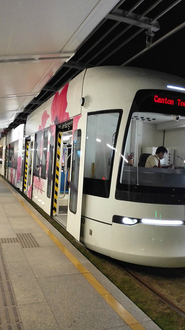 广州塔,珠江夜景,apm,无轨电车图片