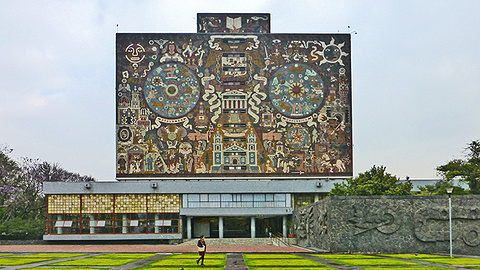 墨西哥国立自治大学城旅游景点攻略图