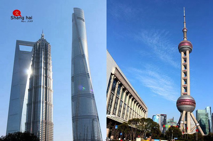 上海国际金融中心双子塔交通信息:地铁2号线,陆家嘴站出口即是.