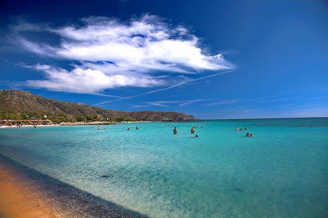 Balos沙滩和泻湖