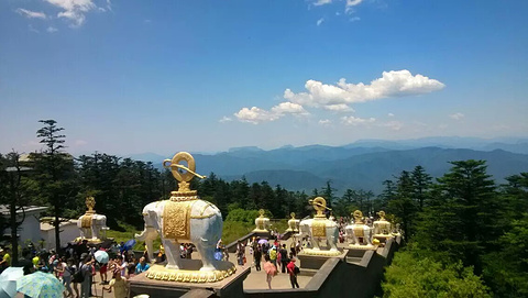 金顶旅游景点攻略图