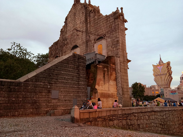 2017.三巴,是澳门的标志性建筑物之一,这里在2