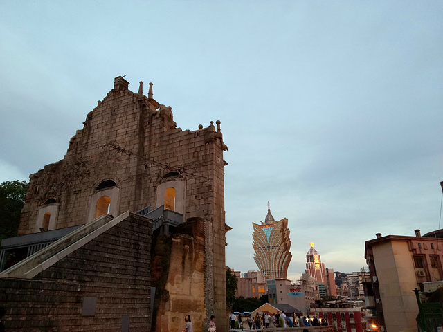 2017.三巴,是澳门的标志性建筑物之一,这里在2