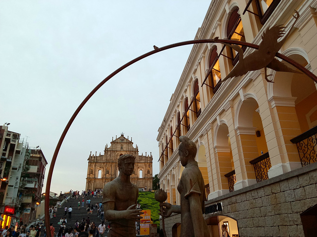 2017.三巴,是澳门的标志性建筑物之一,这里在2