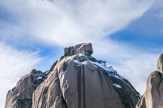 白色黄山,美景惊艳