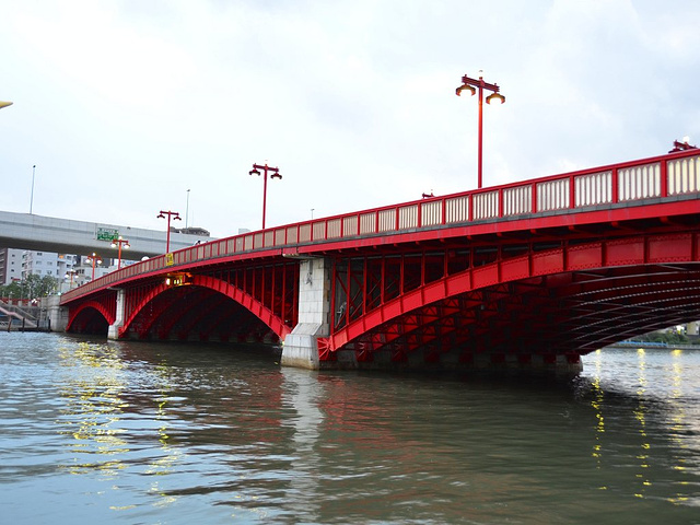 5吾妻桥连接浅草和天空树晴空塔在大川桥时代开始往吾嬬神社参拜的