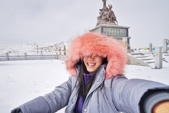 2017几小时后终于通路了,快到昆仑山口时,姐姐