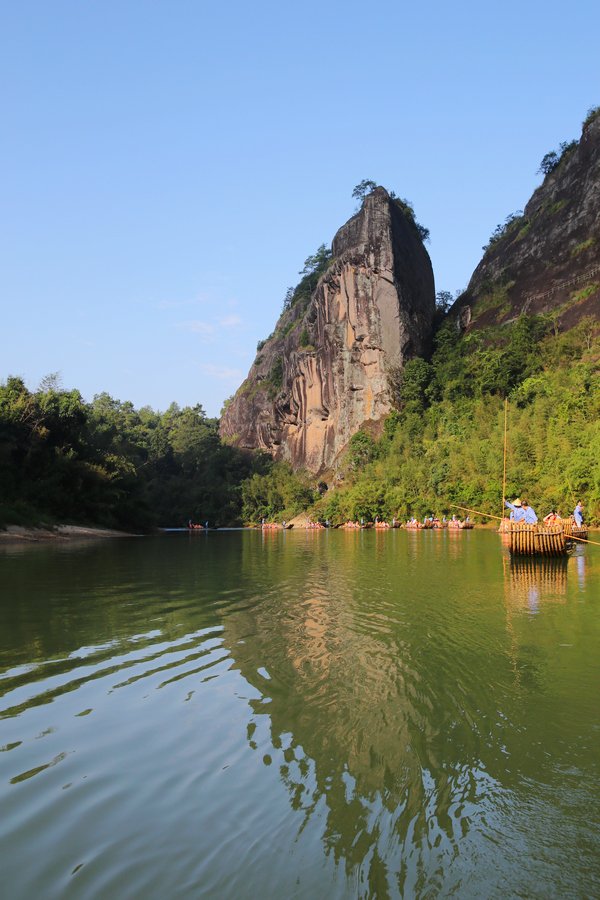 九曲溪竹筏漂流