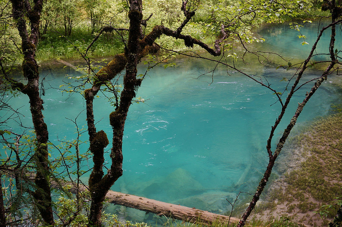 九寨沟沟口图片