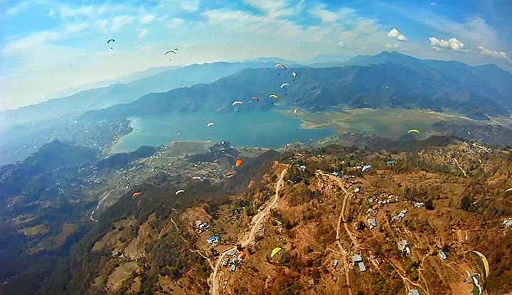 .,淡季去真的好划算,滑翔加摄像,5500卢比,再加